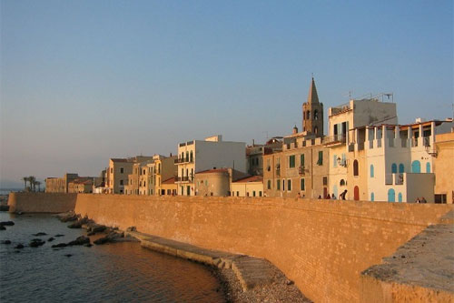 Vista di Alghero, Sardegna