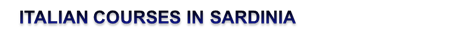 Italian courses in Sardinia - Alghero