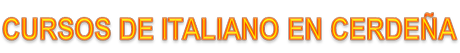 CURSOS DE ITALIANO EN CERDEÑA