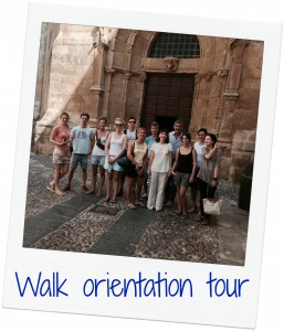 Walk orientation tour